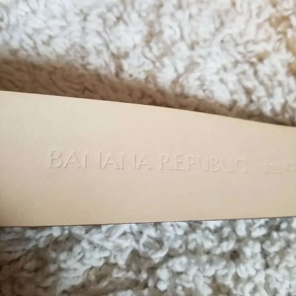 Banana Republic Leather Snakeskin Belt XS
